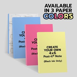 Custom 4x6 Colored Paper